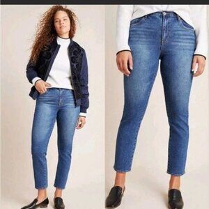 Ella Moss women’s jeans size 10 high waist straight light wash no distressing